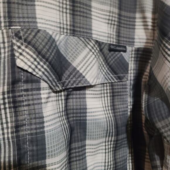 COLUMBIA PERFORMANCE FISHING GEAR PFG LS VENTED BUTTON DOWN SHIRT MENS L - Picture 10 of 10